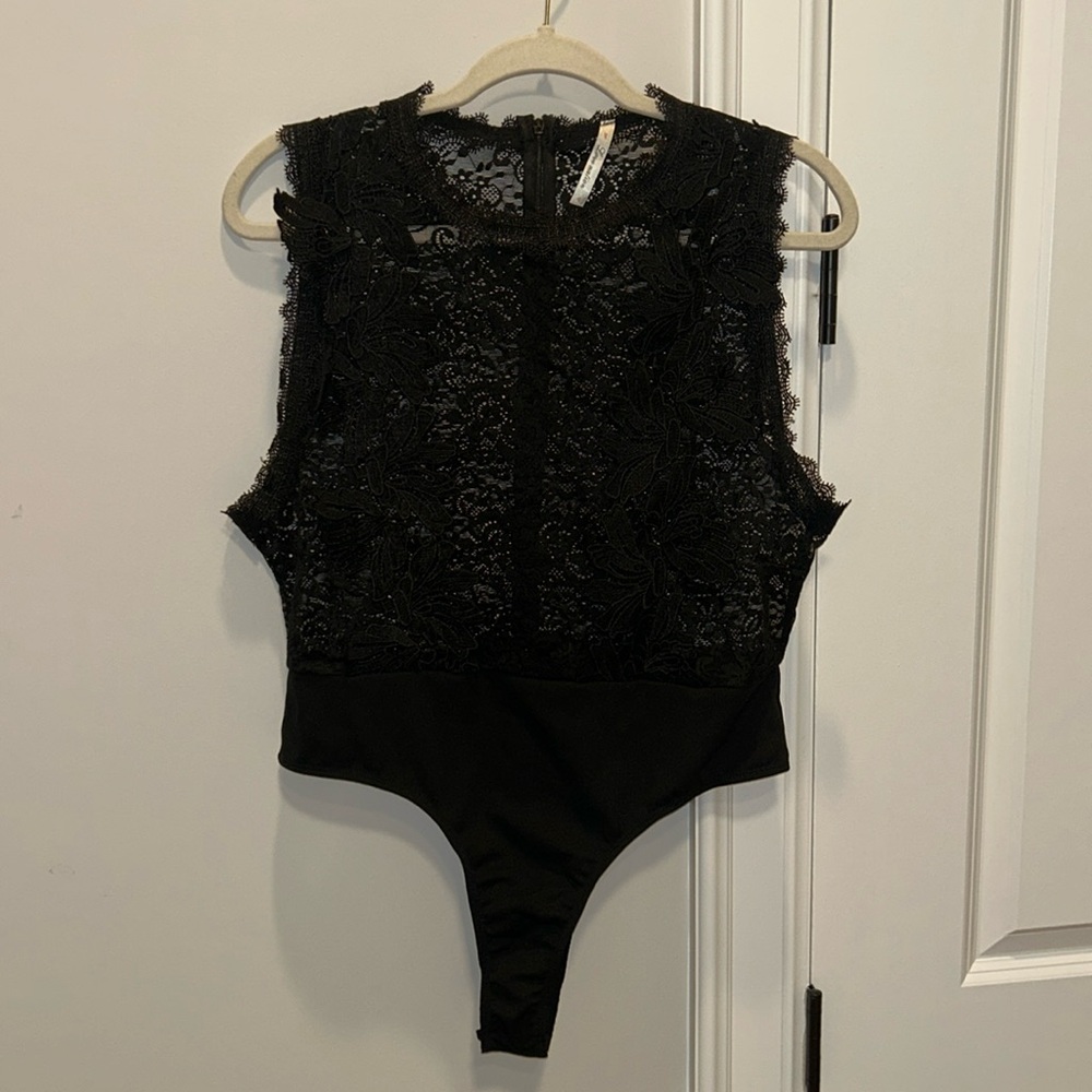 Love Nation Floral Lace Bodysuit